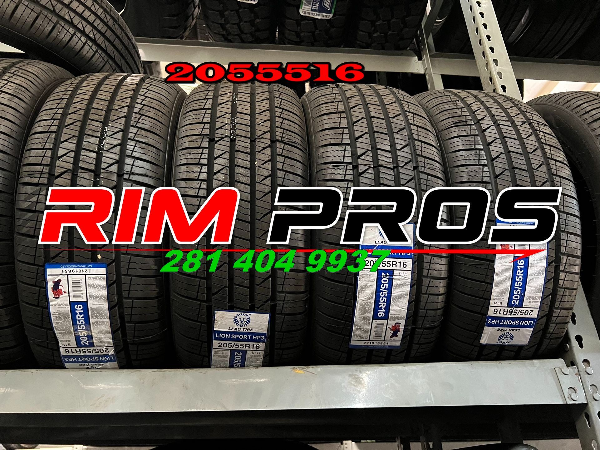 2055516 NEW TIRES INCLUDE INSTALL BALANCE