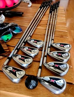 Callaway⛳️X-Hot Men's Iron Set🔥4-GW With  Steel Stiff Shaft's...🌟