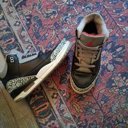 Air Jordan Retro 3 Black Cement 