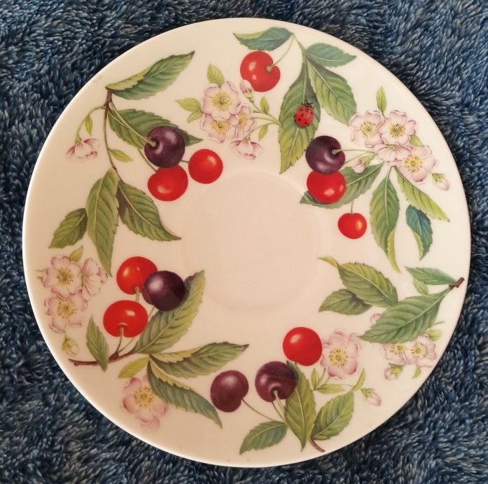 Sweet Cherry Roy Kirkham Saucer & Cup Set