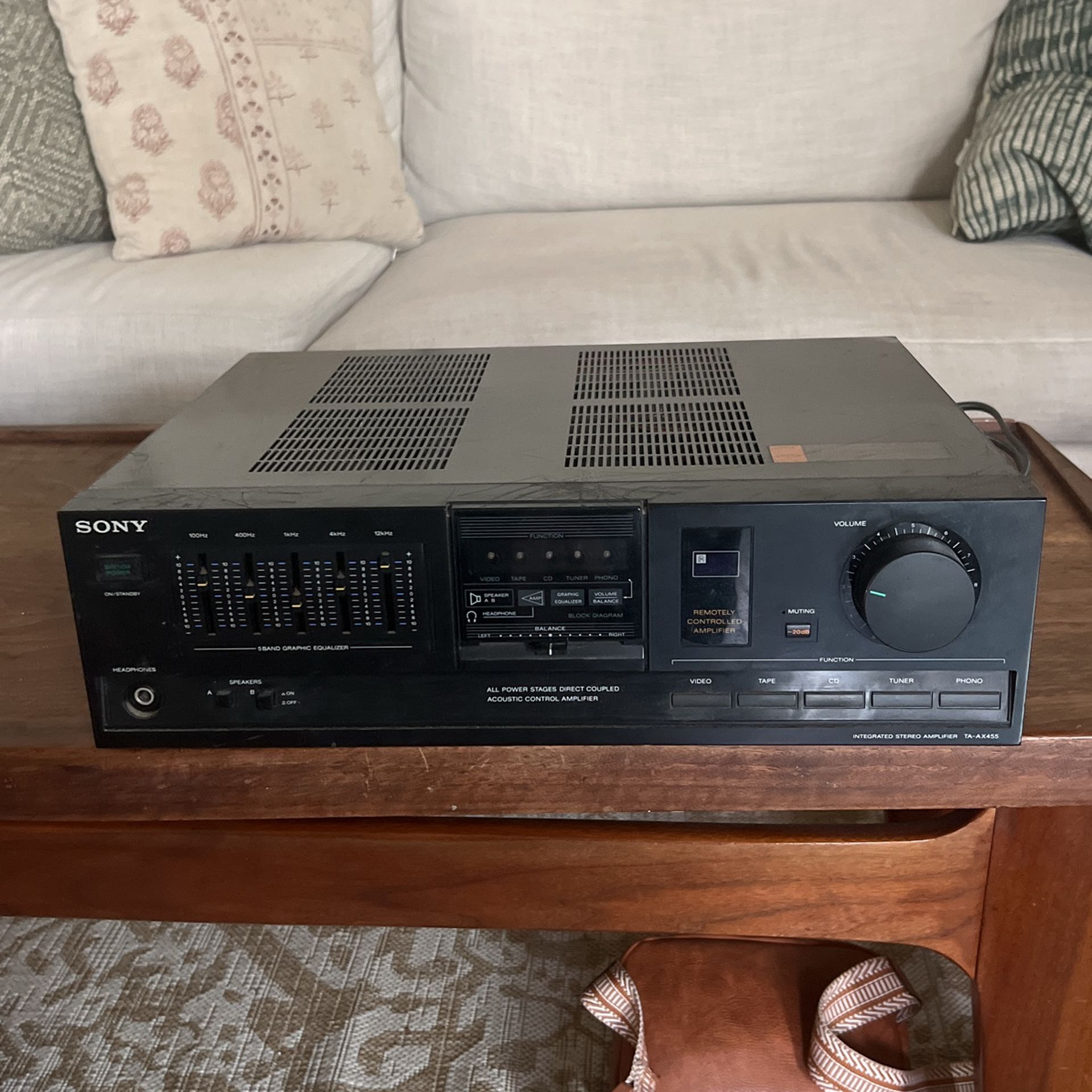 Sony  Model TA-AX455