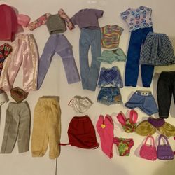 Barbie Clothes Lot, Some Vintage, Items Added & Changed