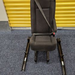 Reclining 1-Person Rear Seat Ford Transit van Single Seat w/brackets 