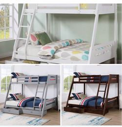 $330 bunk bed twin full not including mattress