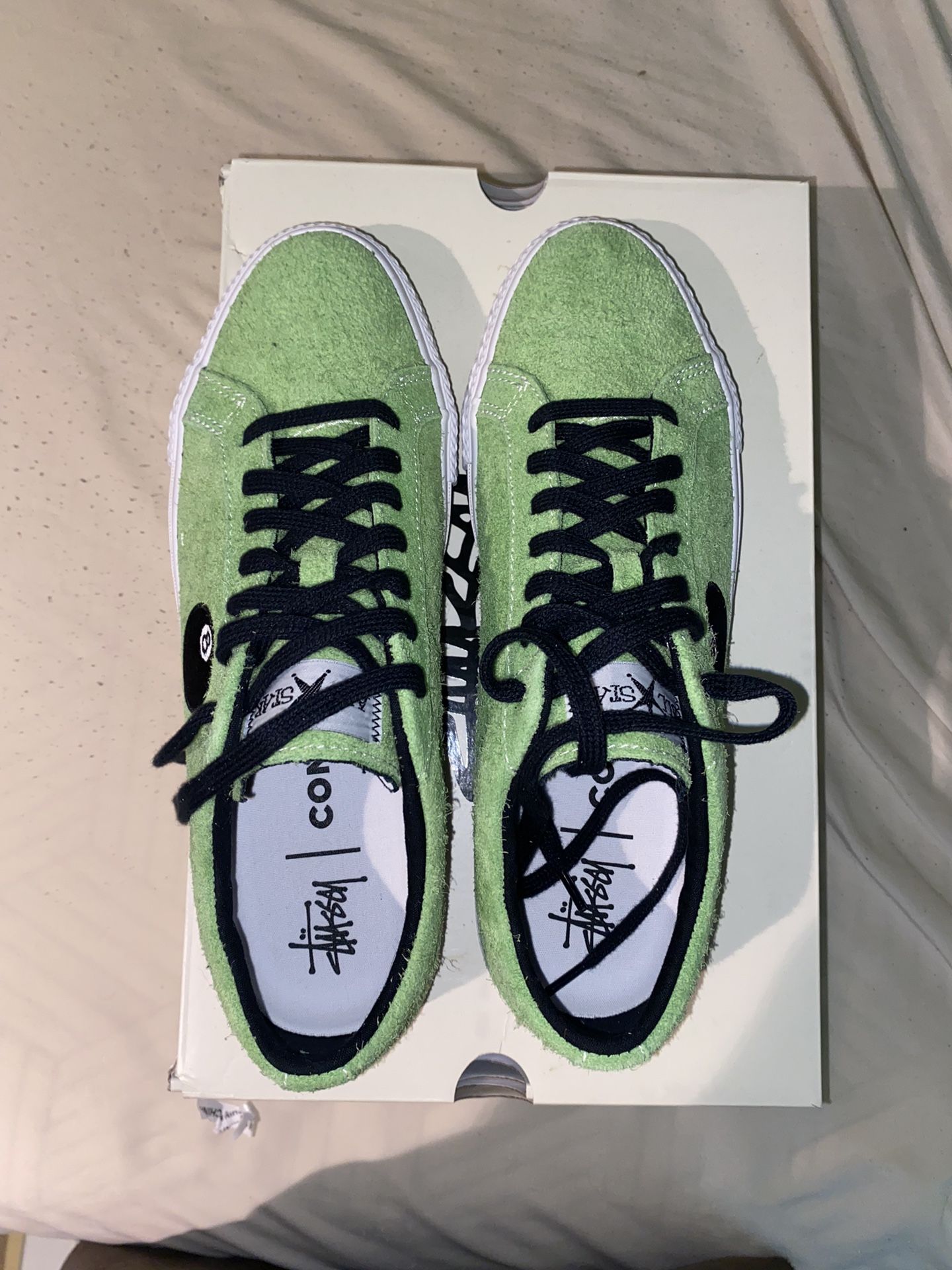 Stussy x Converse one star pro ox low top sneakers size