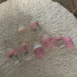 Pink Baby Bottles 