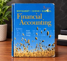 Financial Accounting 3rd Edition Hardcover Textbook – Weygandt Kieso Kimmel – Used