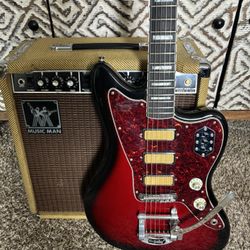 Fender Jazzmaster Gold Foil Pickups w/ Bigsby MIM
