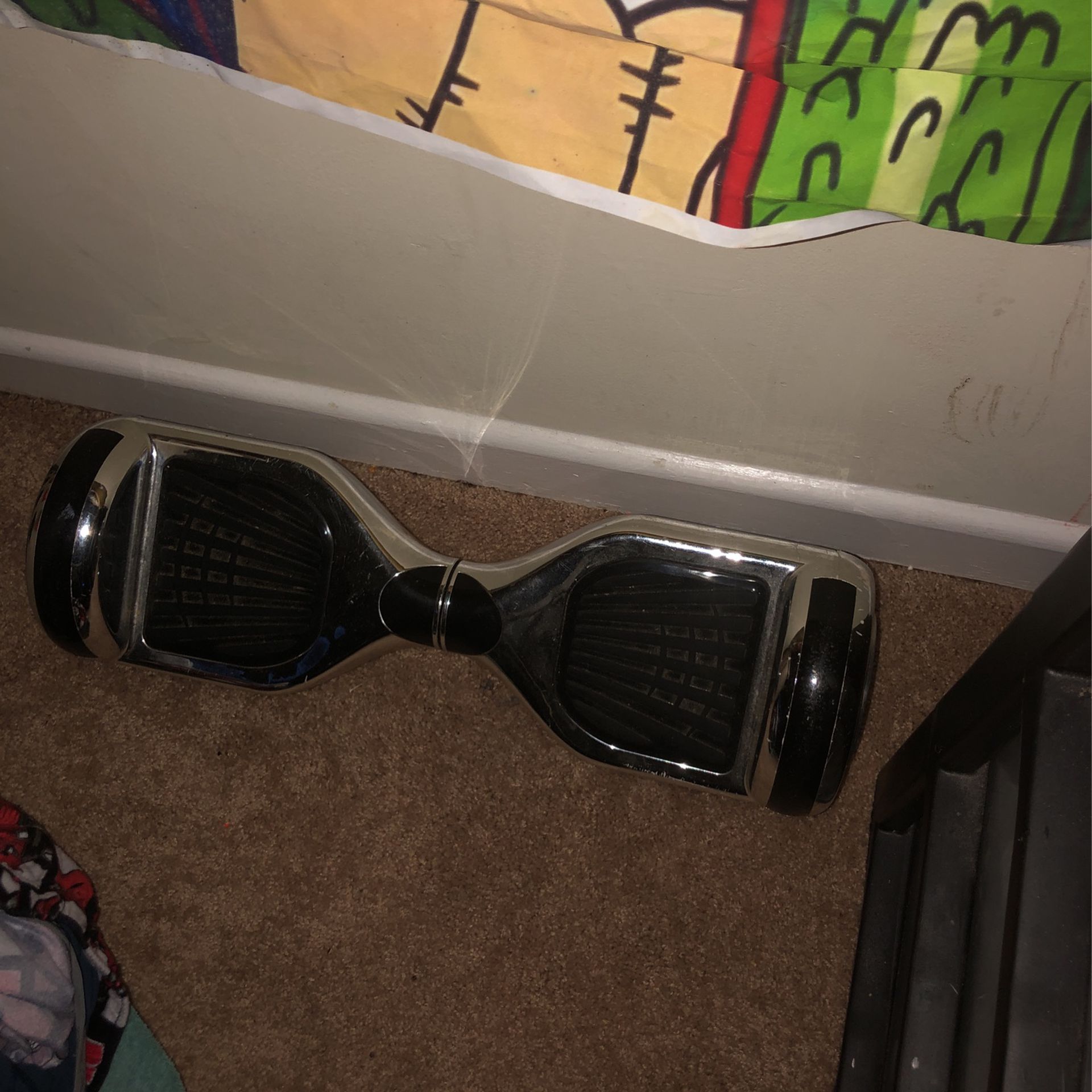 Silver Hoverboard Bluetooth