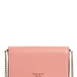 Kate Spade New York Spencer Saffiano Leather Flap Chain Wallet