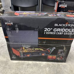 20” Blackstone Griddle 2 Burner Camp Griddle 
