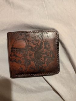 Handmade Genuine Leather Star Wars Wallet