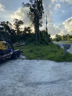 Excavator Work, Grading, Stump Removal