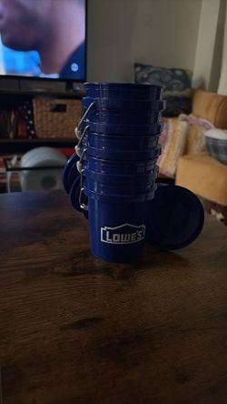 5 Lowes Mini Buckets With Lids