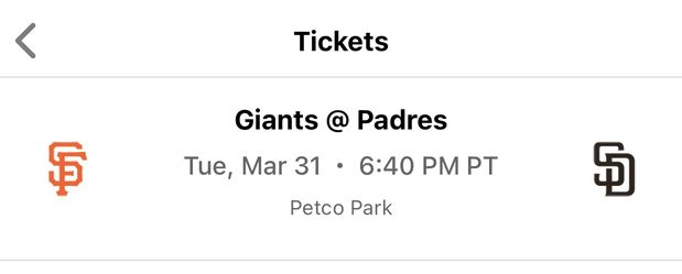 Padres tickets