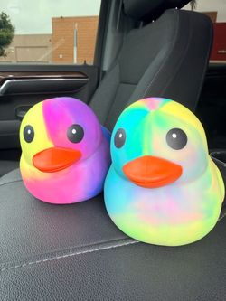 Squeezy Tie-Dye rubber ducky