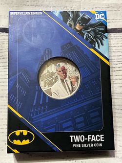 DC Batman Two-Face Fine Silver Coin