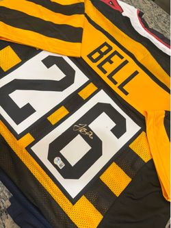 Le veon bell Steelers bumble bee jersey authenticated