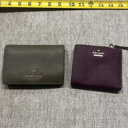 Michael Kors and Kate Spade wallet
