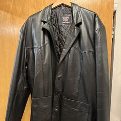 Men’s Leather Coat