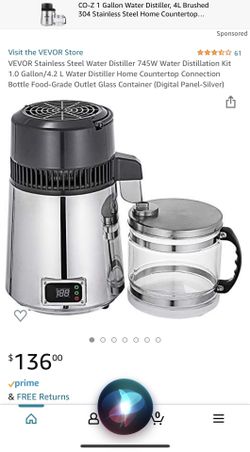 WATER DISTILLER VEVOR
