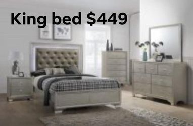 King bed frame