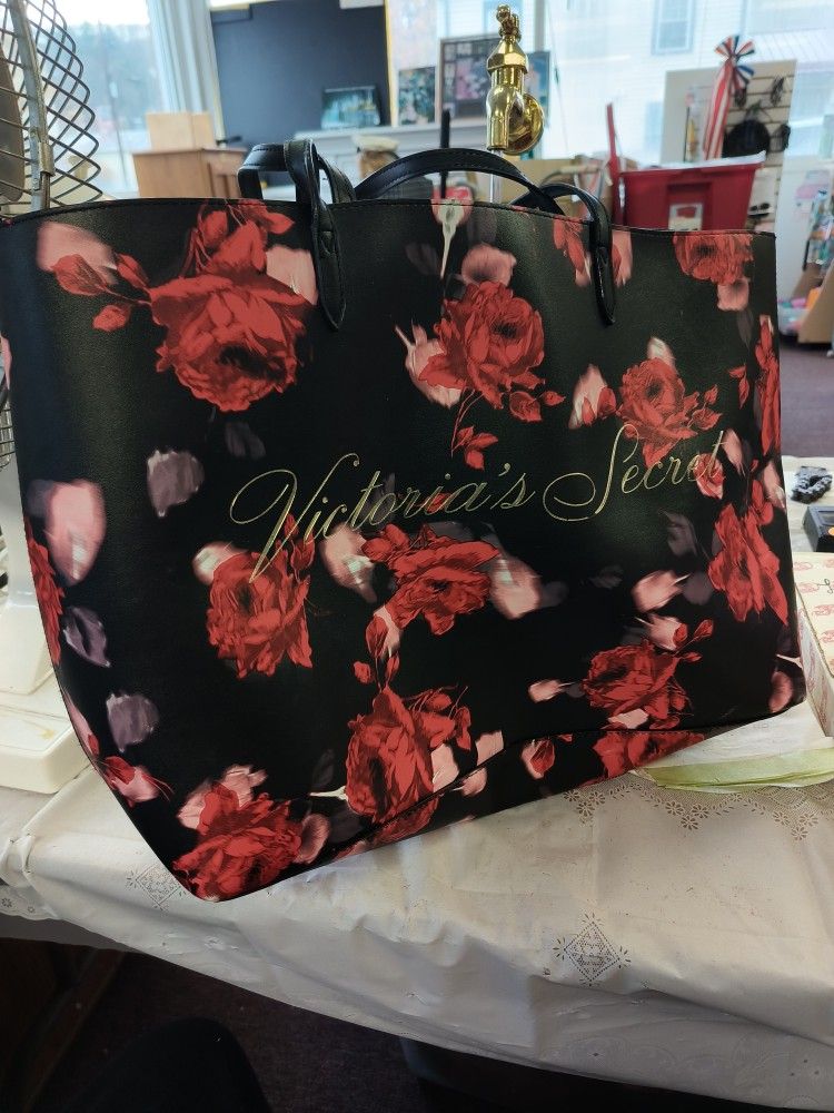 Victoria's Secret Rose Tote Bag 25 Dollars Final Price
