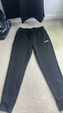 Mens Fila Black Sweat Pants Size Medium