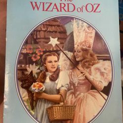 never used vintage wizard of oz coloring book