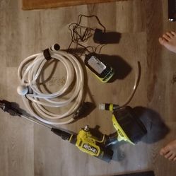 Like new ryobi cordless pressure washer