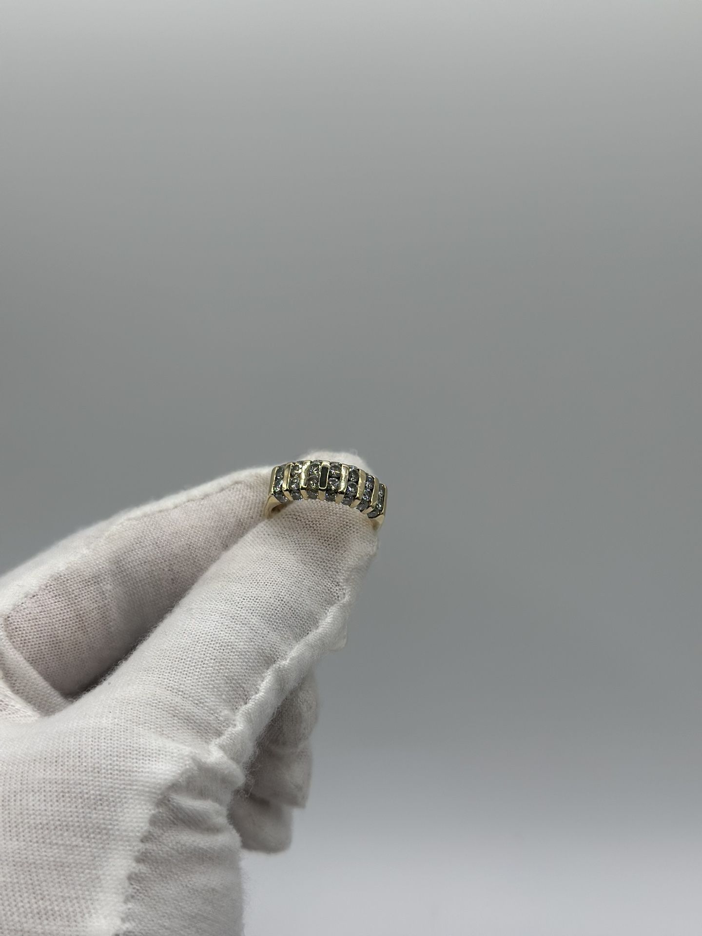 Band Ring W/ Diamonds