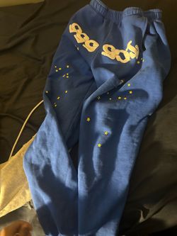 sp5der sweats size s worn once only looks like that because of lighting