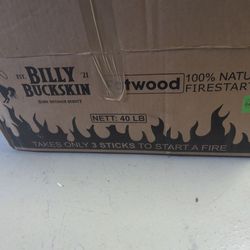 Bilky Buckskin - 40lb Fatwood Fire Starter Sticks