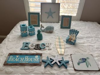 Beach themed decor set