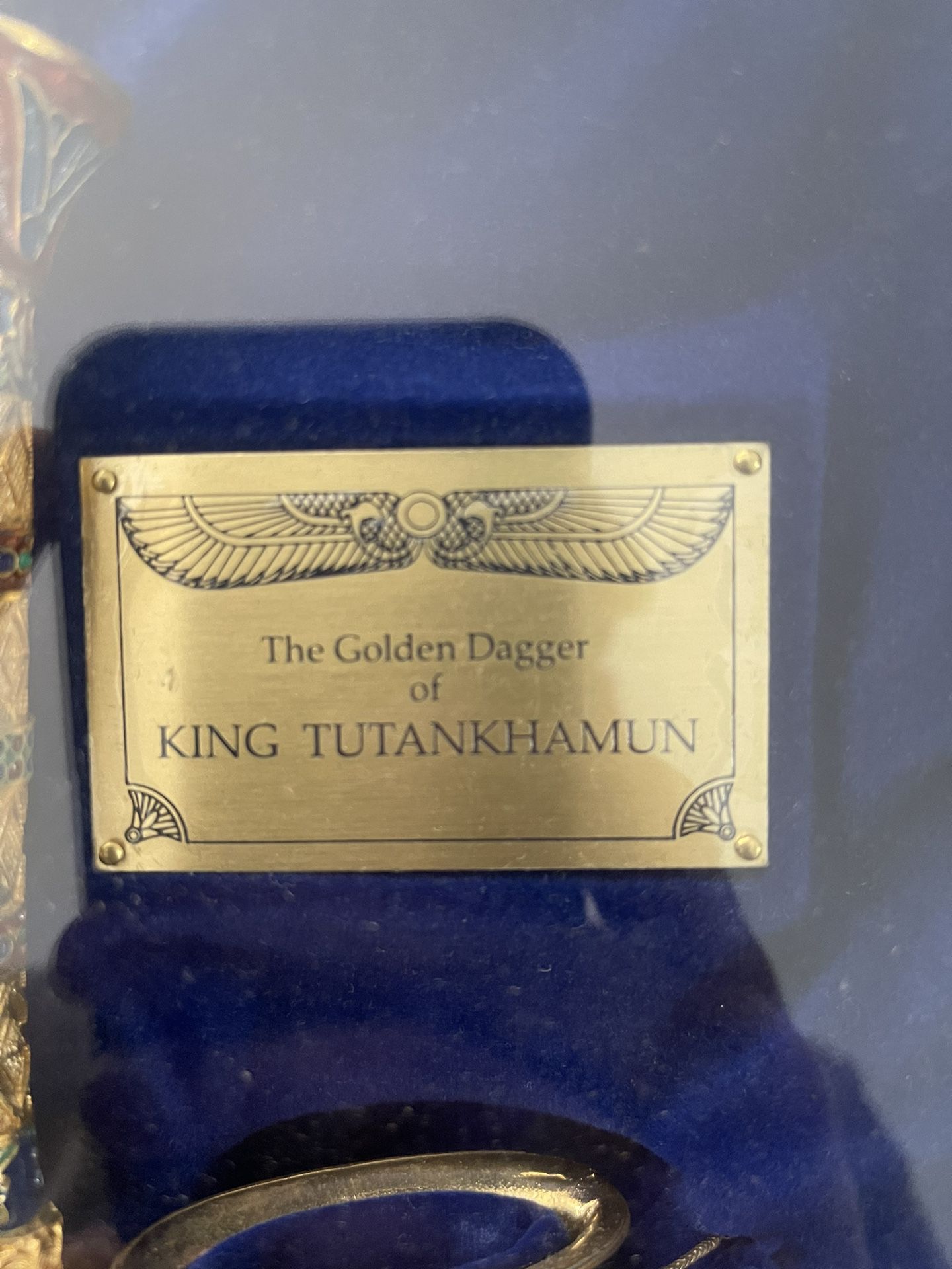 "The Golden Dagger of King Tutankhamun", Franklin Mint. 