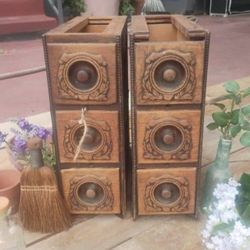 Little Drawers Sewing Machine Drawers with Key 