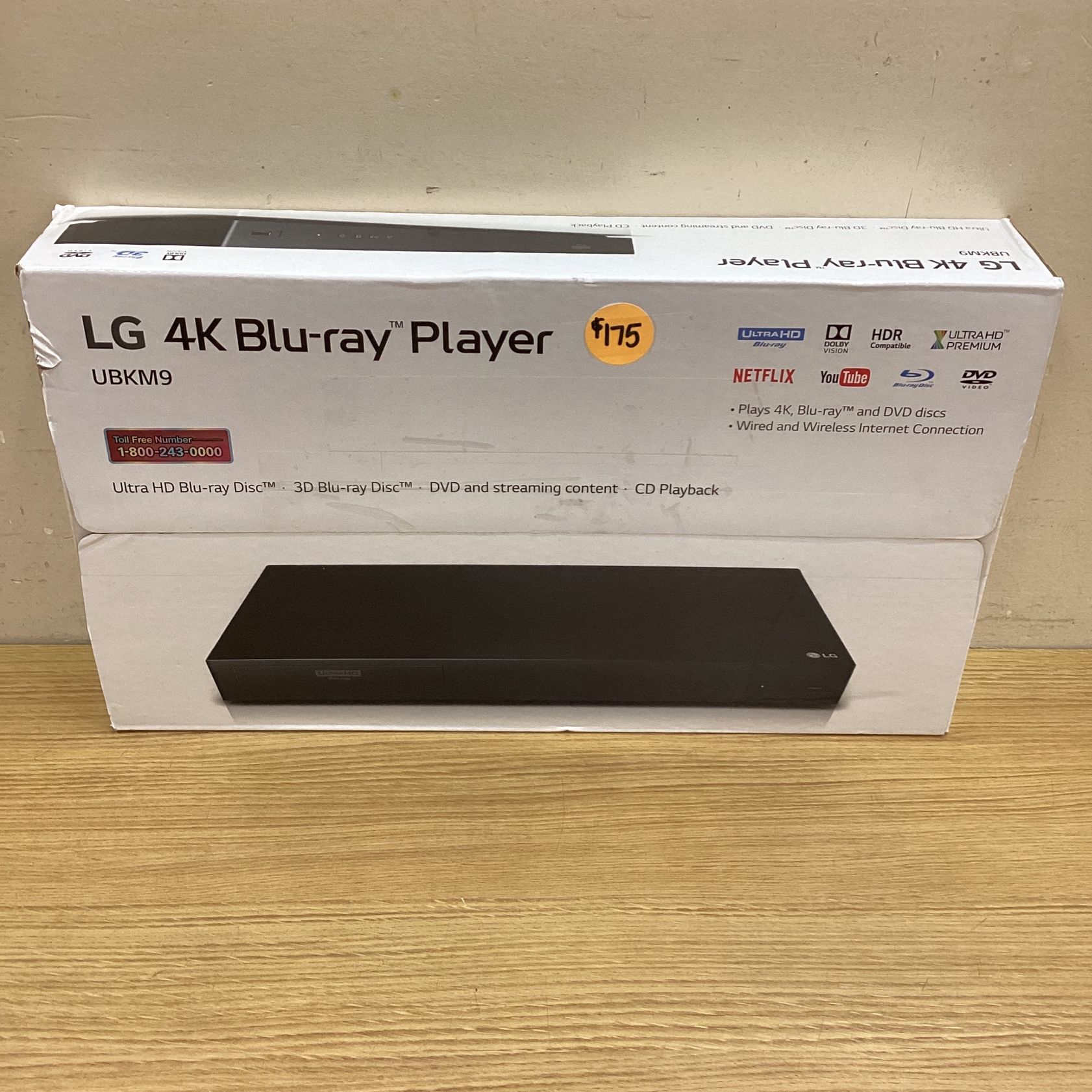 LG 4K BLU-RAY PLAYER UBKM9. for Sale in Rialto, CA - OfferUp