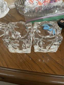 Crystal Party Light Votive Candle Holders