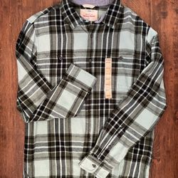 Men Plaid Shirt, Size M