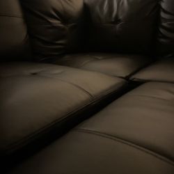 Lether Couch 