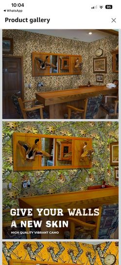 Mossy Oak Graphics Camouflage Peel and Stick, No-Mess Wallpaper, 26" x 107" Rolls, covers 19.3 sq ft, Many Mossy Oak Patterns