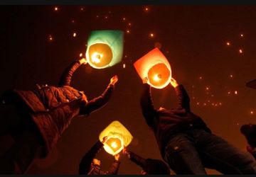 Large Skylanterns 100% Biodegradable Multiple Colors
