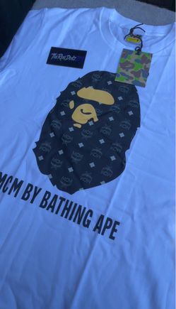 MCM & bape collab bape shirt