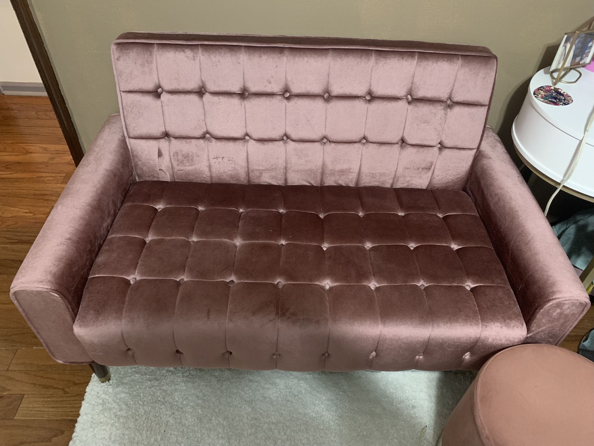 Blush Pink Sofa