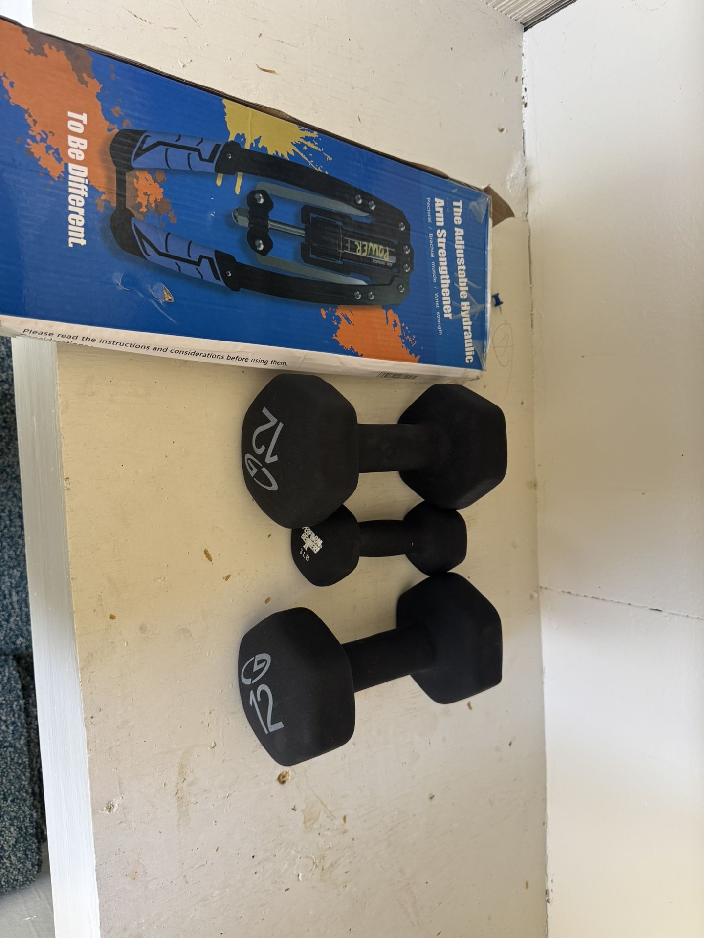Weights plus arm strengthener