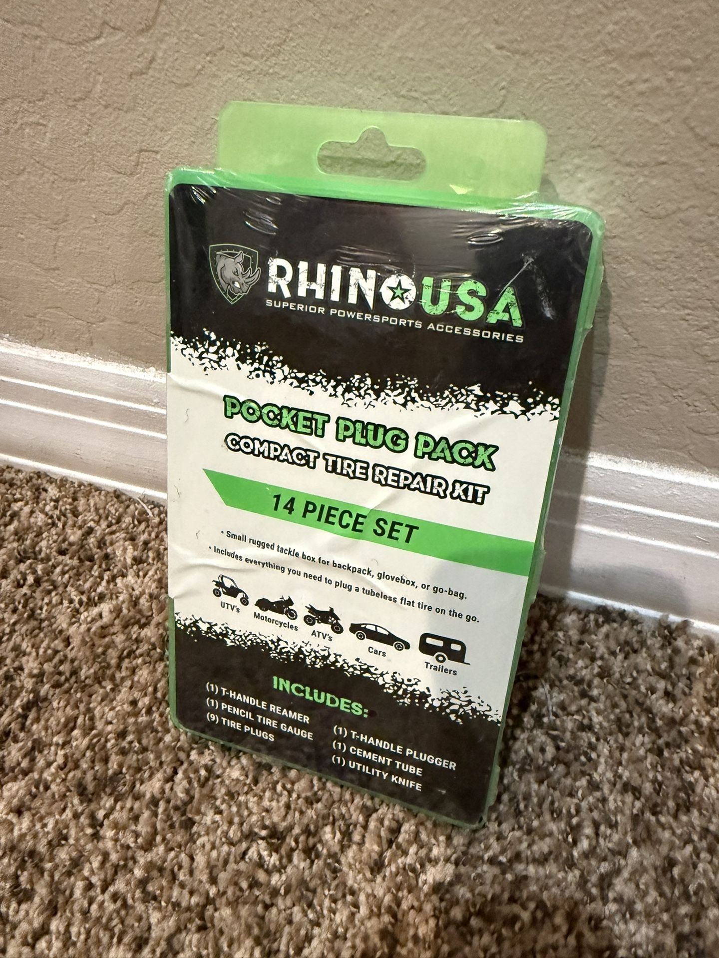 Rhino compact tire repair kit overland 4x4 recovery