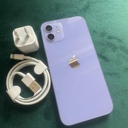 iPhone 12 , Factory Unlocked,  Excellent Condition Like New 