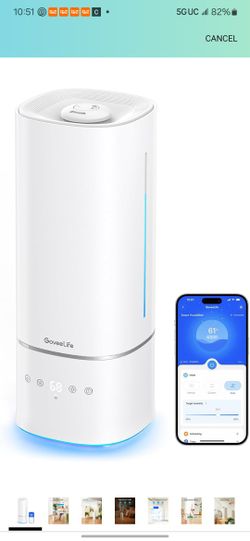 GOVEE SMART HUMIDIFIER   & AROMATHERAPY 6 LT capacity 