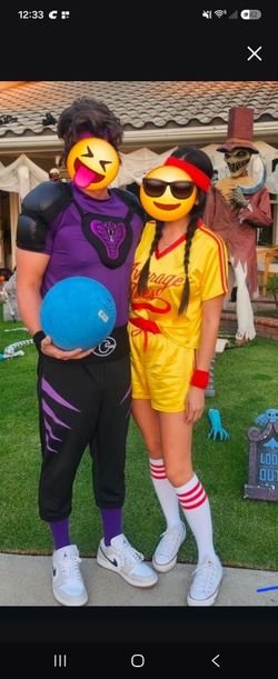 Purple Corba Dodgeball Men's Costume