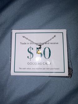 NWT Effy Yellow Gemstone Pendant Necklace + $50 Trade-In Voucher (Cruise Promo)
